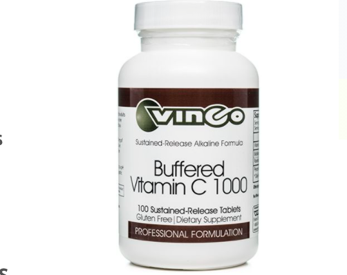 Buffered Vitamin C label