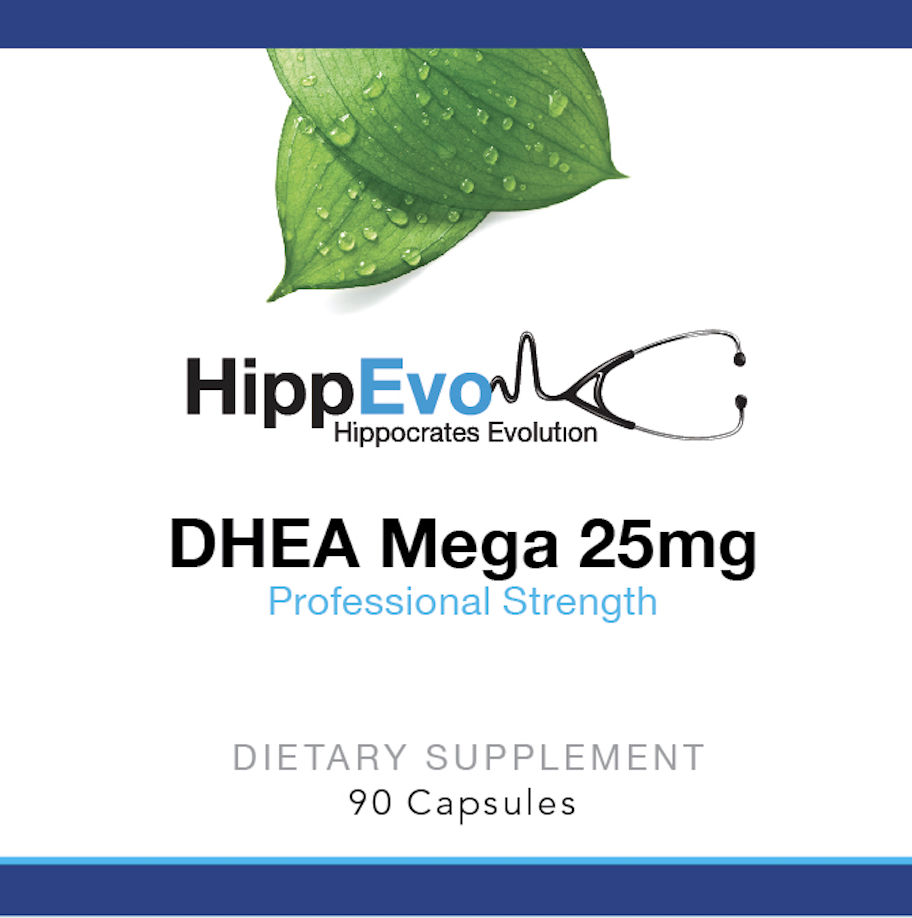DHEA Mega 25mg label