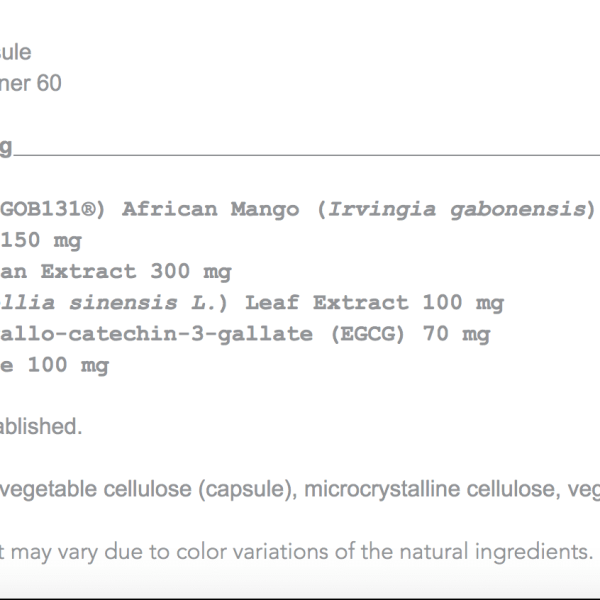mango plex ingredients