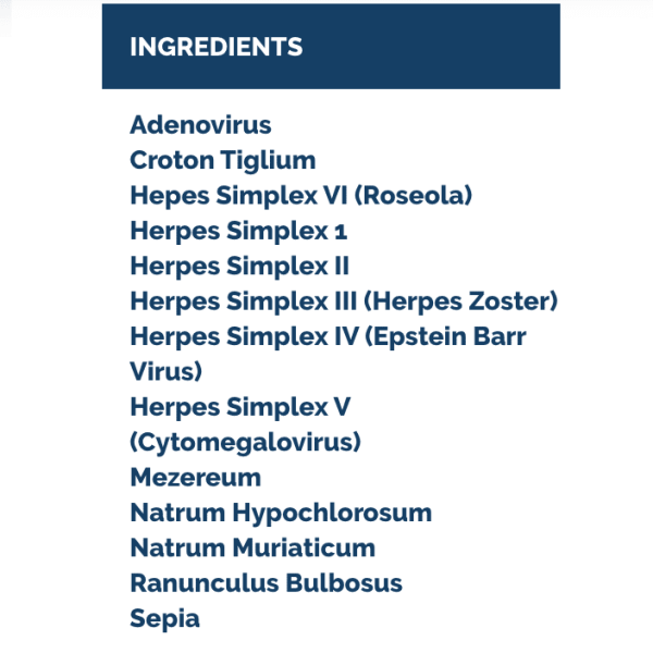 HRPZ formula ingredients