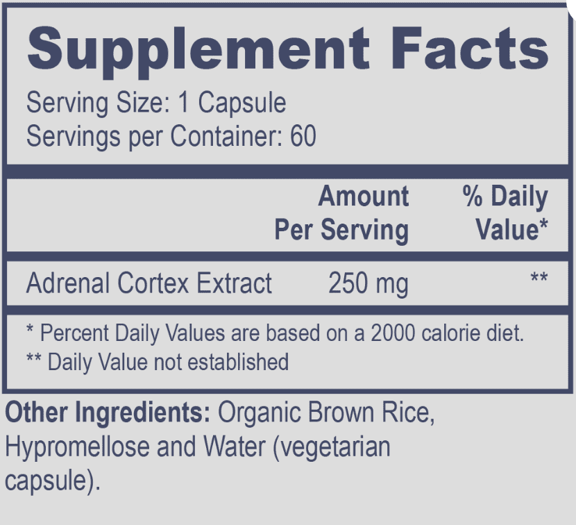 Adrenal Cortex Extract HippEvo Shop