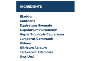Kidney liquescence ingredients