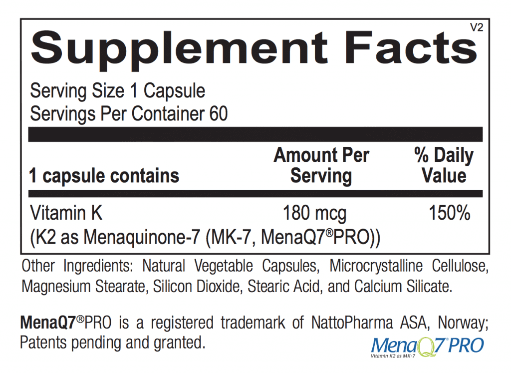 Vitamin K MK7 HippEvo Shop
