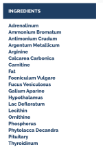 Assist ingredients