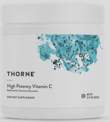 High Potency Vitamin C Powder label