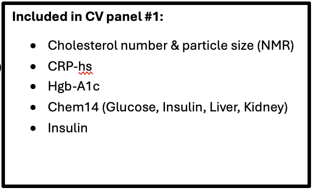 CV panel #1 tests