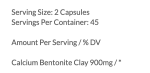 Medi-Clay-Fx ingredients