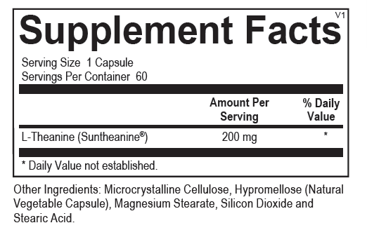 Theanine ingredients