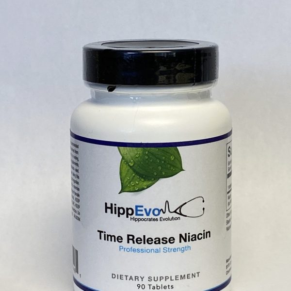 Time Release Niacin label