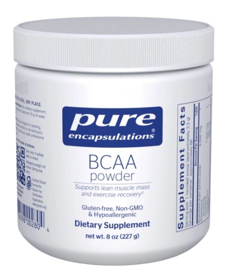 BCAA Powder Label